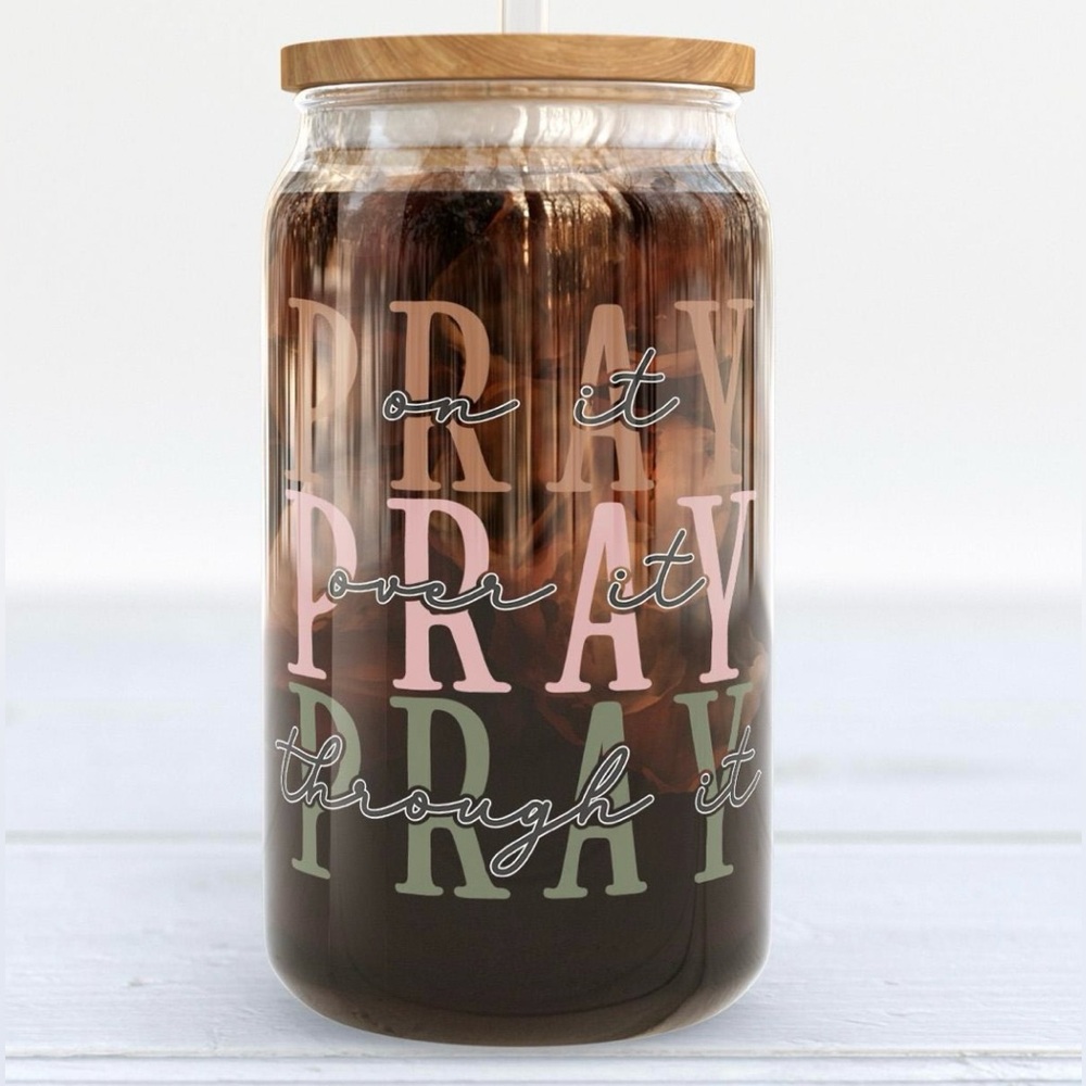 Glass Tumbler with Bamboo Lid